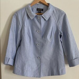 Brooks Brothers Supima Cotton Blazer Chambray Blue 🔥